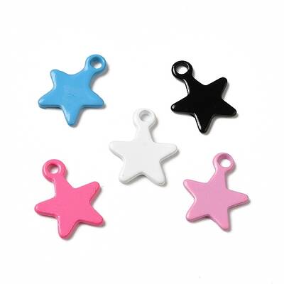 Spray Painted 201 Stainless Steel Charms