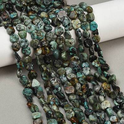 Natural African Turquoise(Jasper) Beads Strands