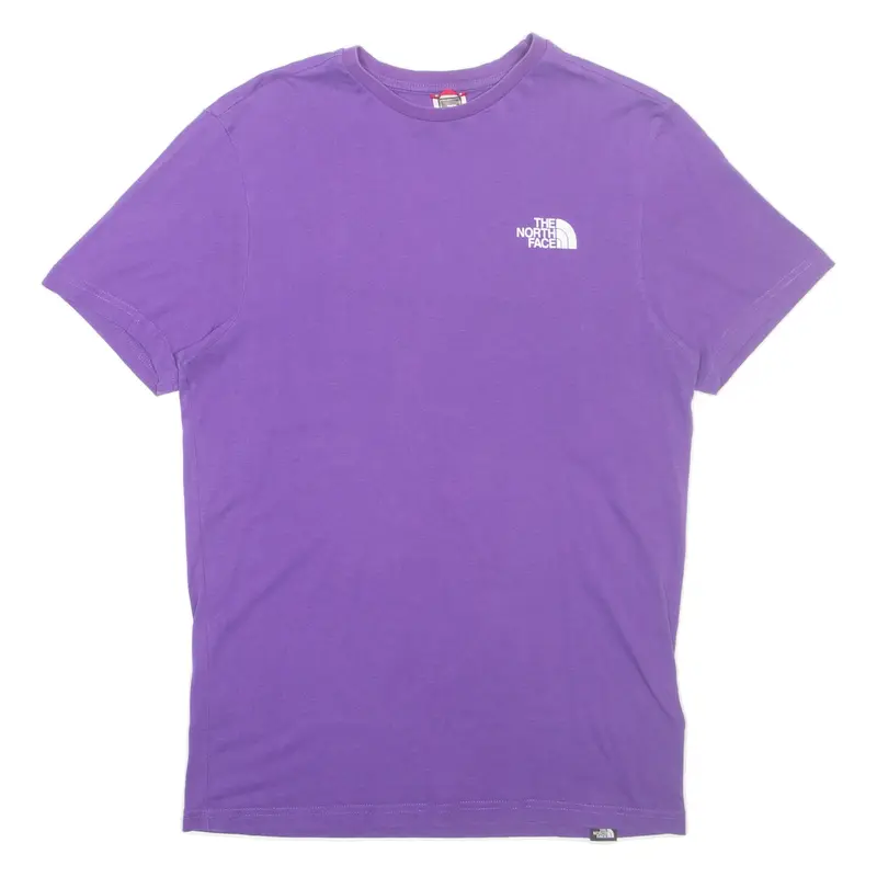 THE NORTH FACE Mens T-Shirt Purple S