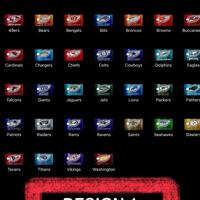 Football Credit Card decal