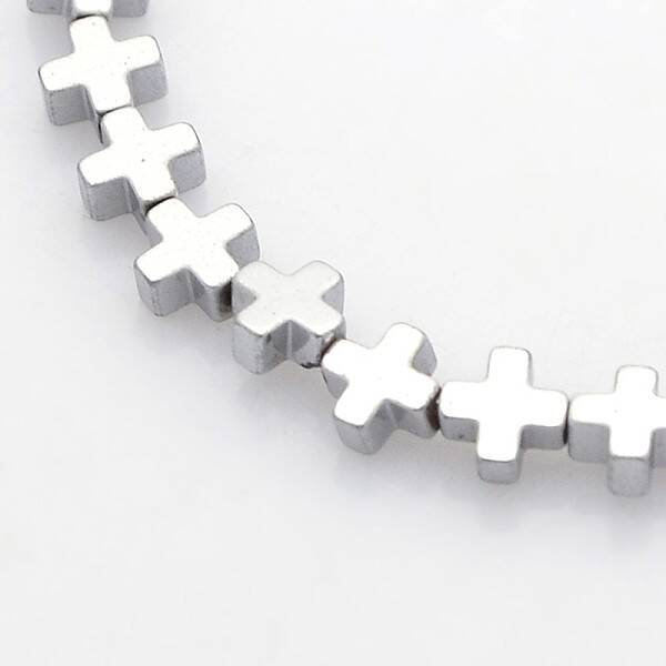 Electroplate Non-magnetic Synthetic Hematite Beads Strands