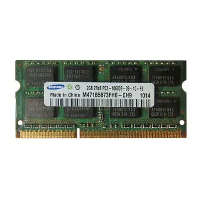 Samsung M471B5673FH0-CH9 | 2GB DDR3-1333MHz PC3-10600 Non-ECC Unbuffered SODIMM CL9 2Rx8 1.5V 204-Pin Memory Module
