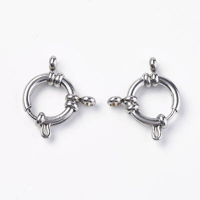 Tarnish Resistant 304 Stainless Steel Smooth Surface Spring Ring Clasps