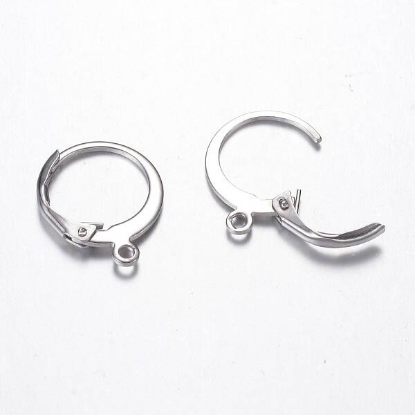 Tarnish Resistant 304 Stainless Steel Leverback Earring Findings