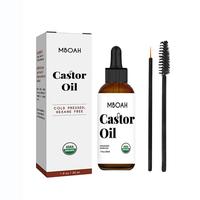 Comfort Castor Oil, Cold Pressed Hydrate Natural Oil for Revitalizes Eyelashes, Eyebrows, Hair, Moisturizing Hair Care Produ...