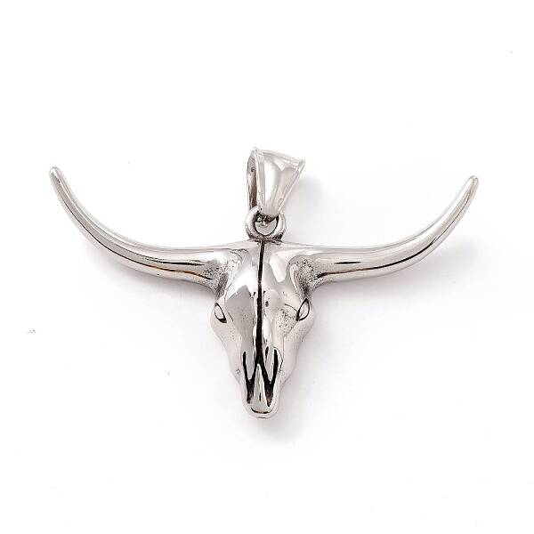 Tibetan Style 304 Stainless Steel Pendants