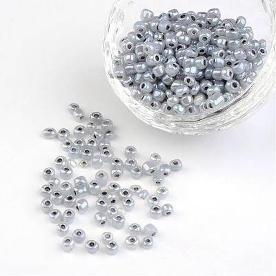DIY Craft Beads 6/0 Ceylon Round Glass Seed Beads