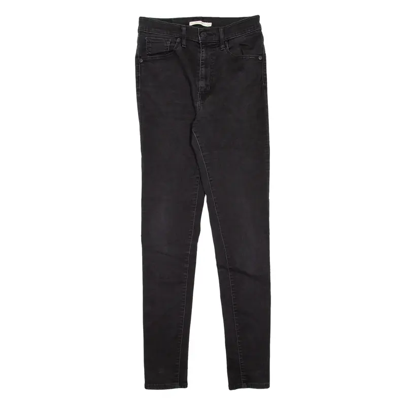 LEVI'S Mile High Womens Jeans Black Slim Skinny W27 L30