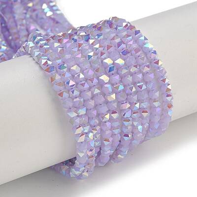 Electroplate Glass Beads Strands