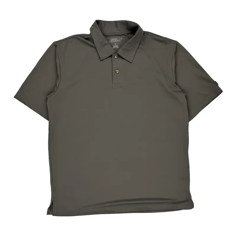 Dickies Polo Shirt - Large Grey Polyester
