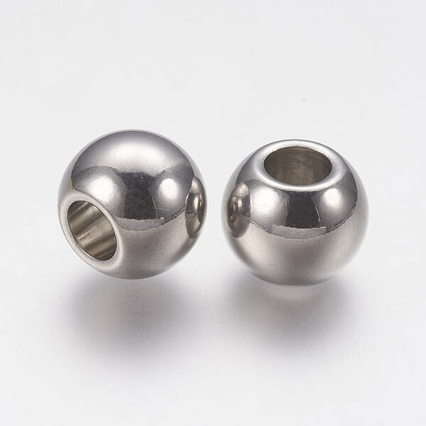 Tarnish Resistant 201 Stainless Steel Beads