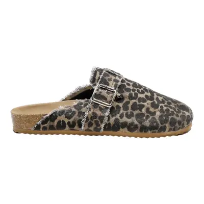 Clog Shoes Black Canvas Womens UK 9