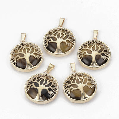 Natural Tiger Eye Pendants