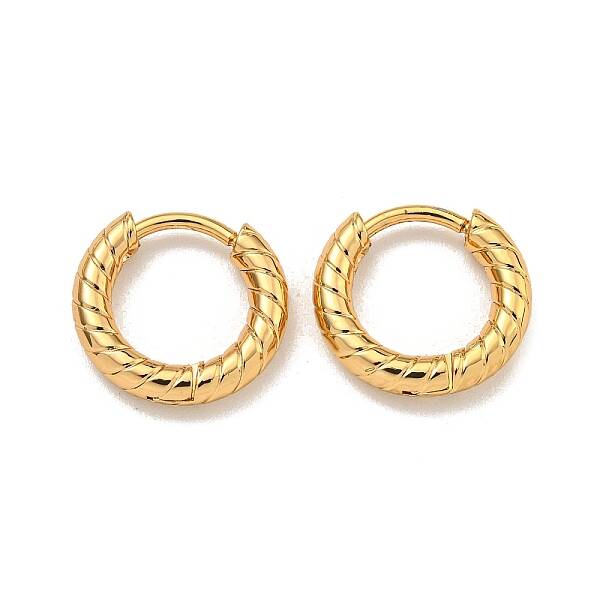 202 Stainless Steel Huggie Hoop Earrings with 304 Stainless Steel Pins for Women