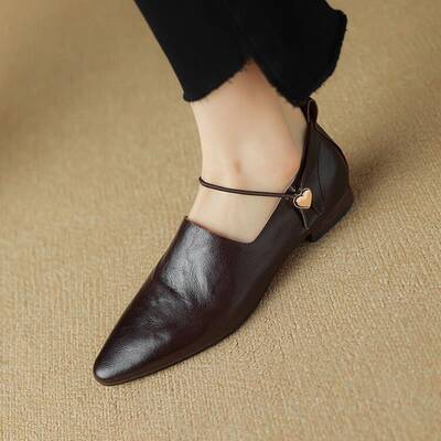 CHIKO Aaralyn Pointy Toe Block Heels Loafers Shoes