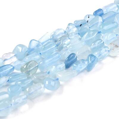 Natural Aquamarine Beads Strands