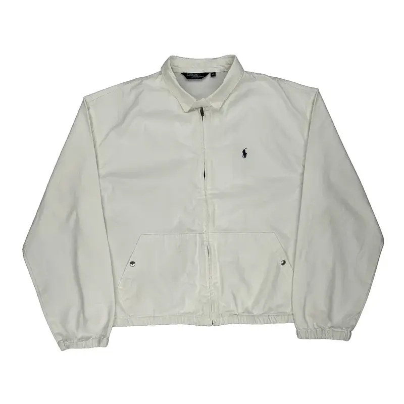 Polo By Ralph Lauren Harrington Jacket - XL White Cotton