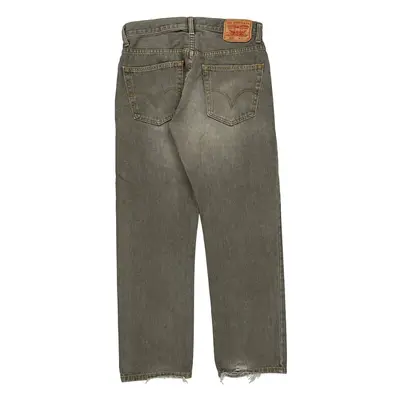 505 Levis Jeans - 28W UK 8 Khaki Cotton