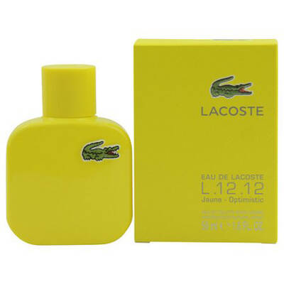 Eau de Lacoste L.12.12 Jaune Cologne for Men - Eau de Toilette Spray 1.6 oz