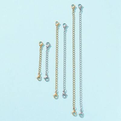 6 Strand 6 Style 304 Stainless Steel Curb Chain Extender