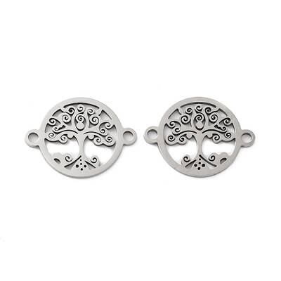 Tarnish Resistant 201 Stainless Steel Connector Charms