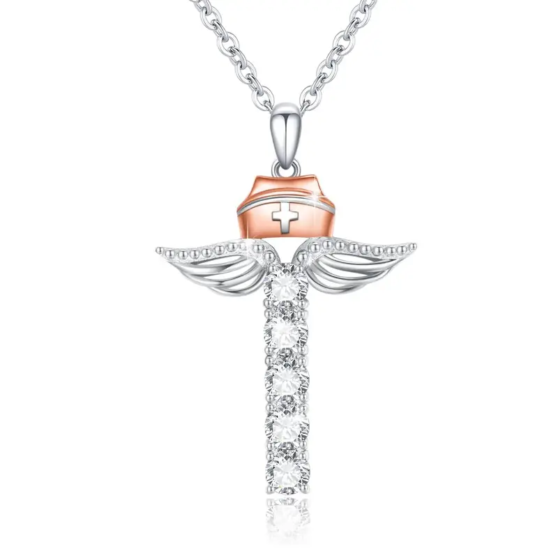Sterling Silver Moissanite Pendant Necklace