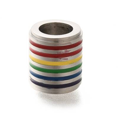 304 Stainless Steel Enamel  Beads
