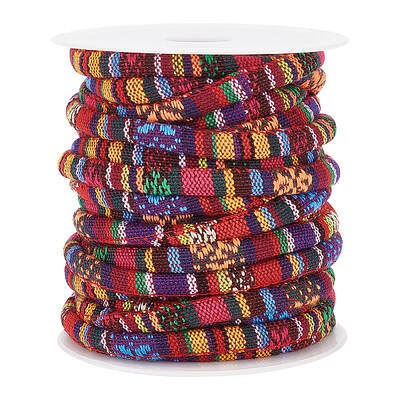 10M Ethnic Style Nylon Braided String