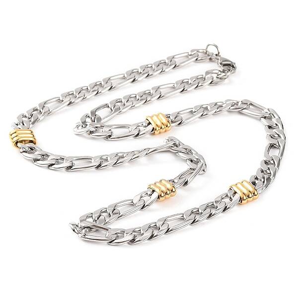 304 Stainless Steel Figaro Chain Necklaces for Women