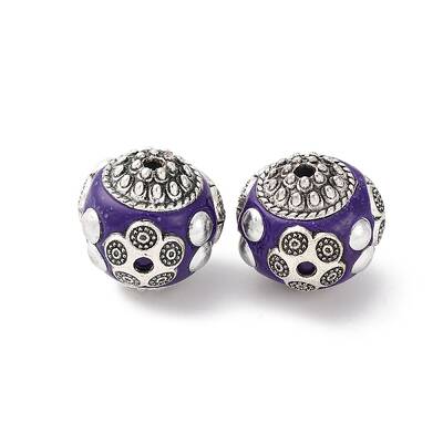 Handmade Resin Indonesia Round Beads