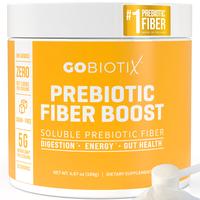 GoBiotix Prebiotic Fiber Boost - 35 Servings of Tasteless NutraFlora Soluble Fiber Powder for Gut Health Digestive Regularity...