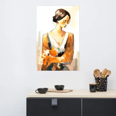 Graceful Moments - Elegant Lady Art