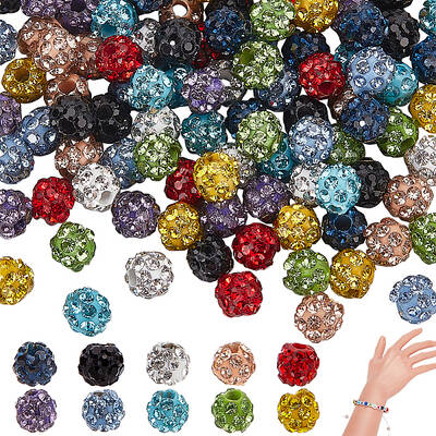 Rhinestone Clay Pave Beads