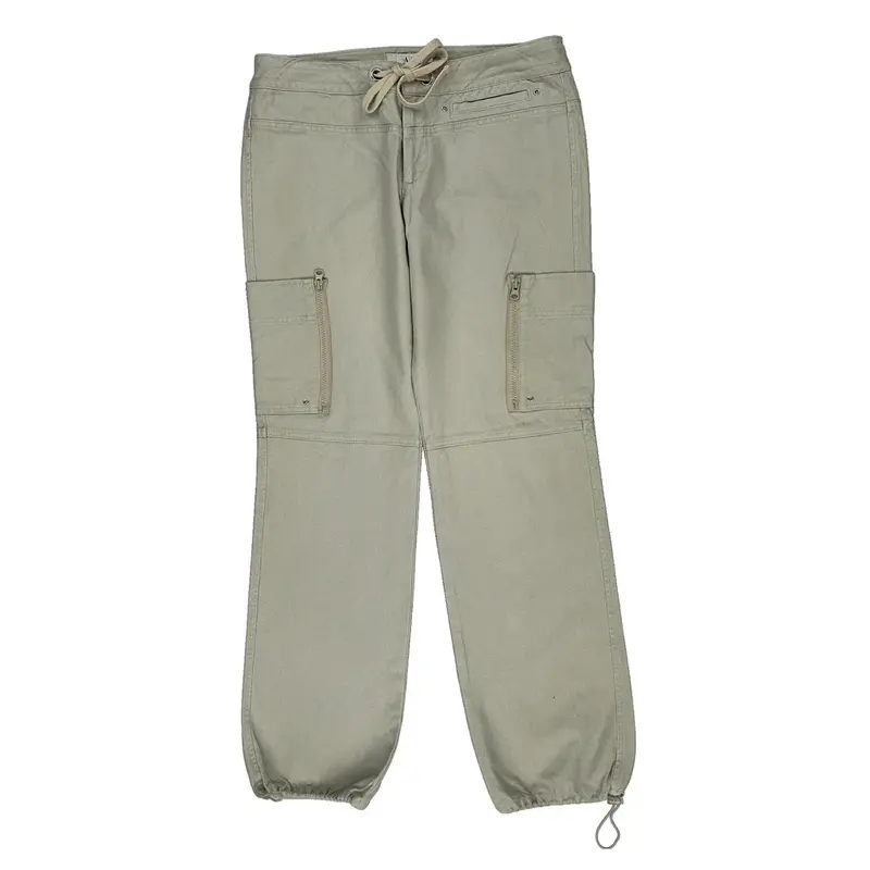 Armani Exchange Cargo Trousers - 32? Waist Beige Cotton