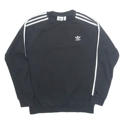 ADIDAS Mens Sweatshirt Black S