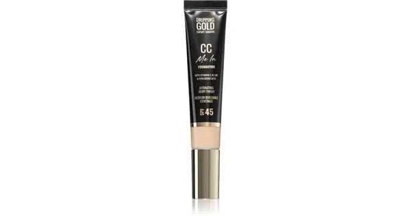 Dripping Gold CC Me In light foundation SPF 45 color 02 Fair 32 ml