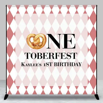 One Toberfest Rhombus Custom 1st Birthday Backdrop