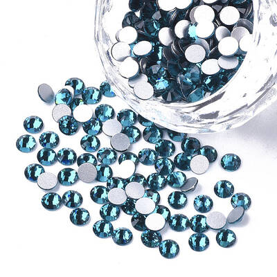 Glass Flat Back Rhinestone Cabochons