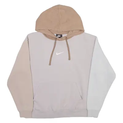 NIKE Womens Beige Hoodie M