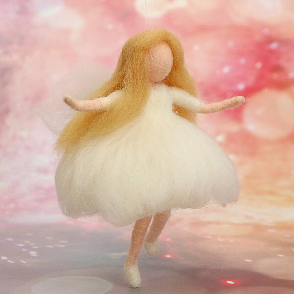 Fairy Wool Felt Needle Felting Kit with Instructions