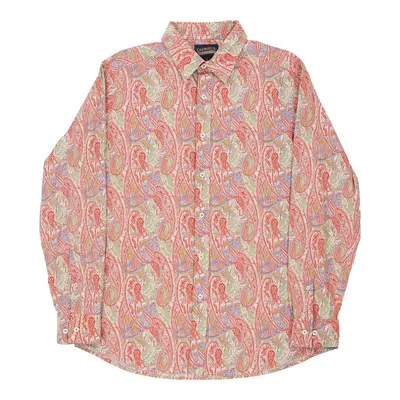 Cremieux Patterned Shirt - Large Multicoloured Cotton