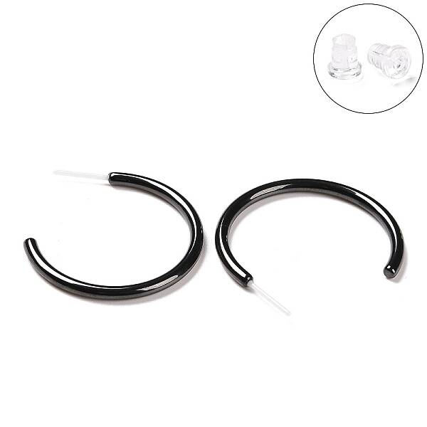 Hypoallergenic Bioceramics Zirconia Ceramic Ring Stud Earrings