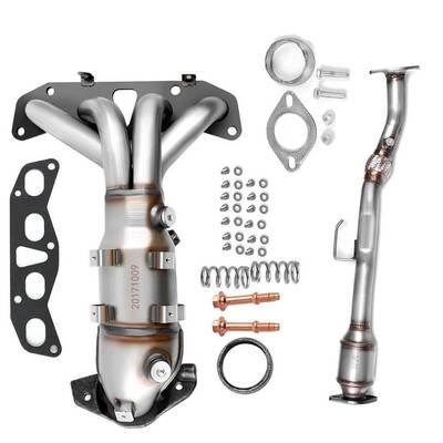 YITAMOTOR® 2Pcs Catalytic Converters Compatible with 2002 2003 2004 2005 2006 Altima 2.5L (EPA Compliant)