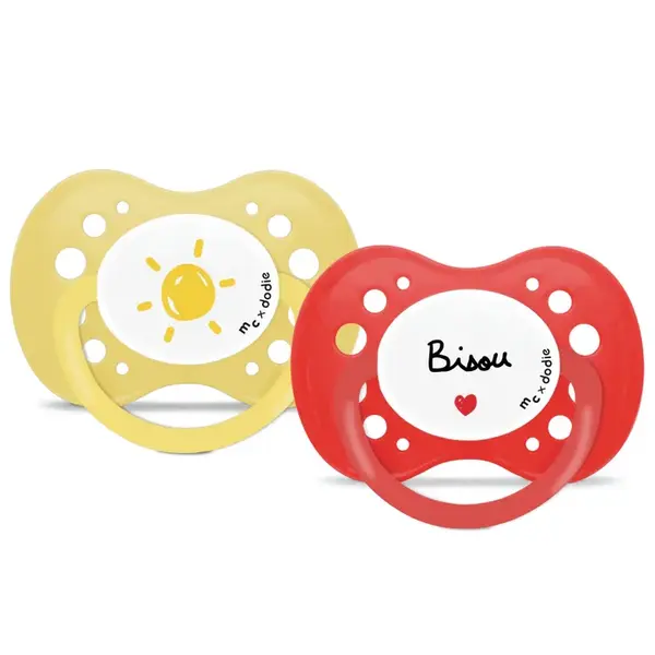 Dodie Anatomical Pacifier - +18 months - Bacio + Sole - Mathilde Cabanas Collection - A107