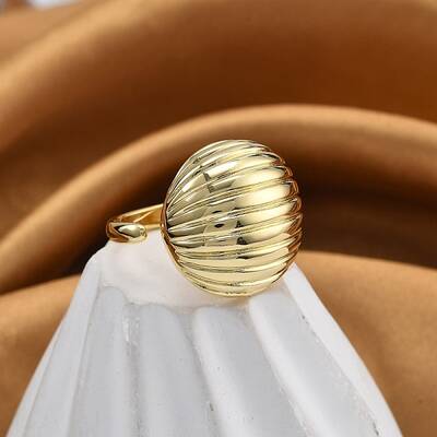 Rack Plating Brass Cuff Finger Rings for Women