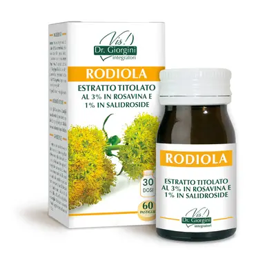 Dr Giorgini Rhodiola titrated extract 60 tablets of 500 mg - 30 gr