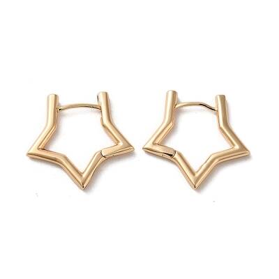 Brass Hoop Earrings