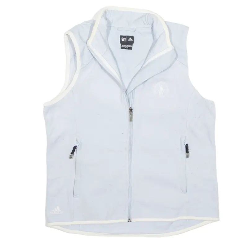 ADIDAS Wilmington Island Club Fleece Gilet Blue Womens S