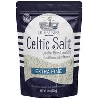 Le Marinier French Sea Salt Extra Fine 1.1lb Unrefined Sea Salt 100% Natural Hand Harvested Light Grey Electrolyte Flavor - S...