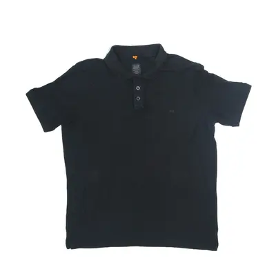 CARRERA Polo Shirt Black Short Sleeve Mens L